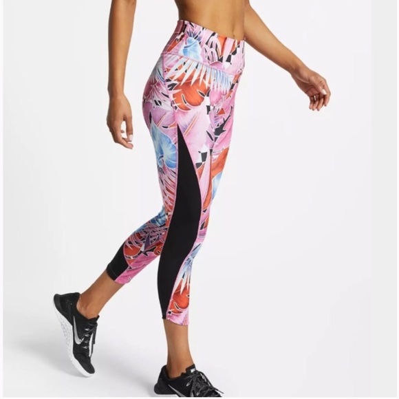 Nike 7/8 Mid-Rise Tropical Floral Print - Picture 2 of 8